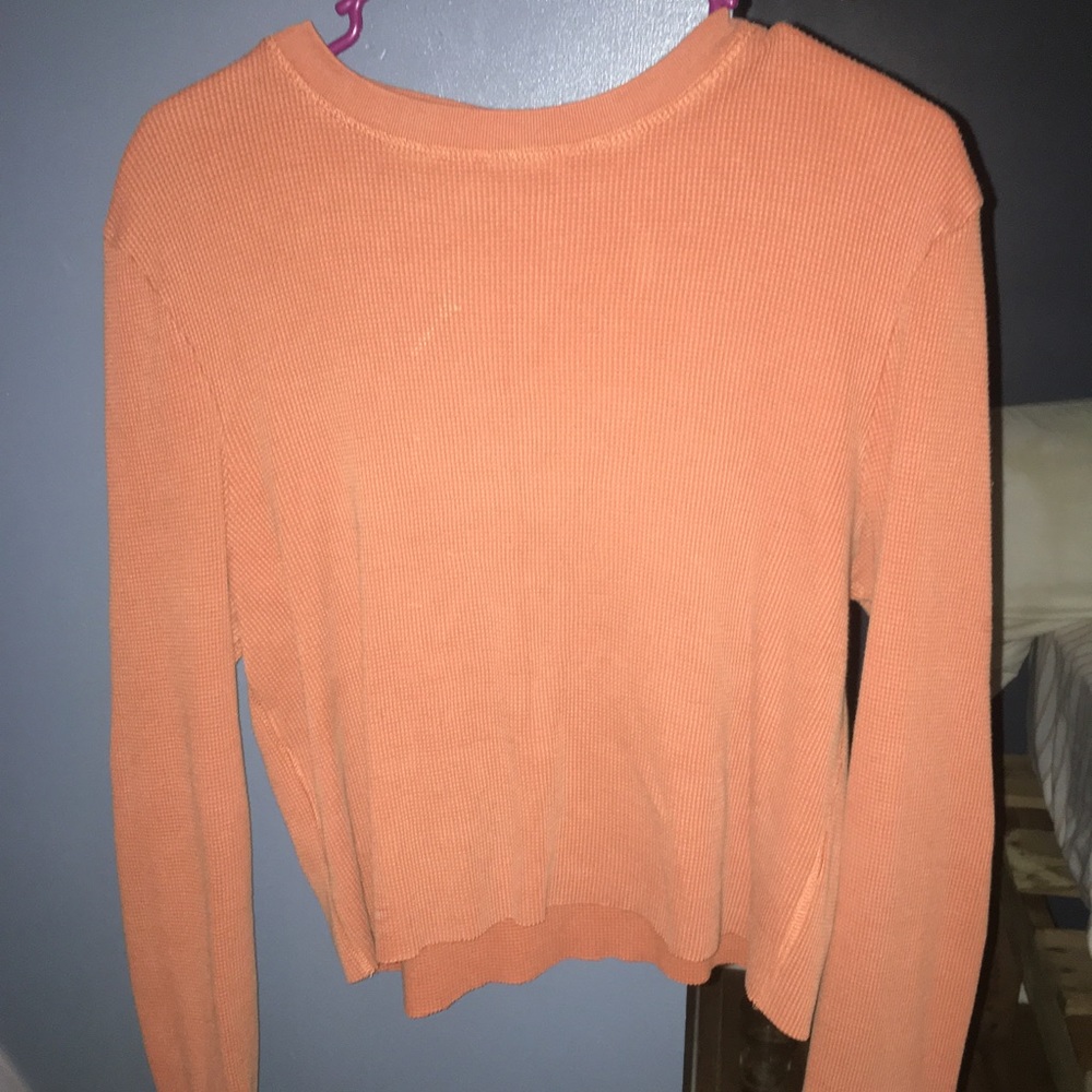 orange waffle top